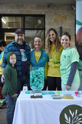 ATCA team members Ryan Douglas, Diana Damer, Katy Rothfelder, and Marianne Stout at the Austin 2022 1 Million Steps for OCD Walk