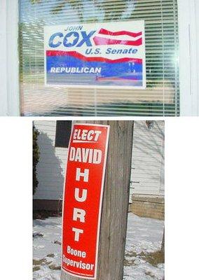 Political Lawn Signs