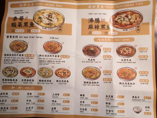 menu hot pots