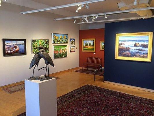 Our main gallery features a rotating selection of new works by gallery artists.