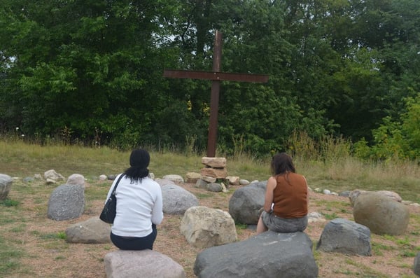 Our contemplative rock garden