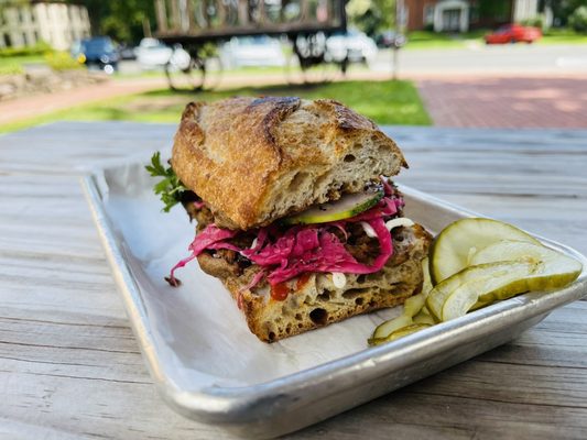 Pork and Hummus Pate Banh Mi