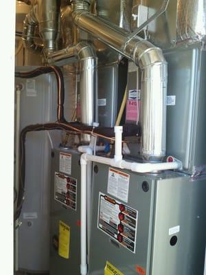 Heating and Air Conditioning Installed in Multi-Family Complex.