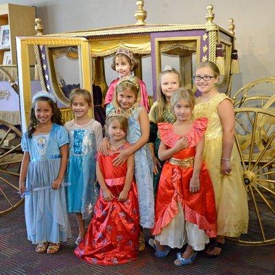 The Museum - Local Girl Scout Troup attends the Princess Party