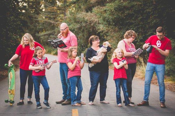 Unique family session