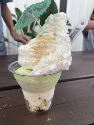 Key lime pie (sundae of the week)