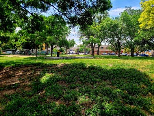 Overview of dog park