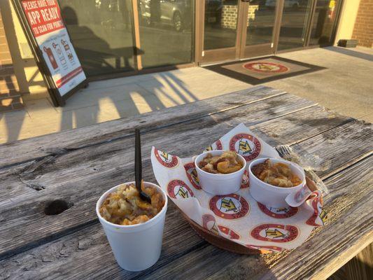 Peach cobbler on a sunny afternoon!