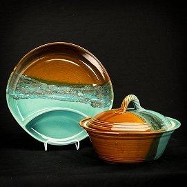 Find Clay in Motion Pottery here at Silver Bonsai Gallery.