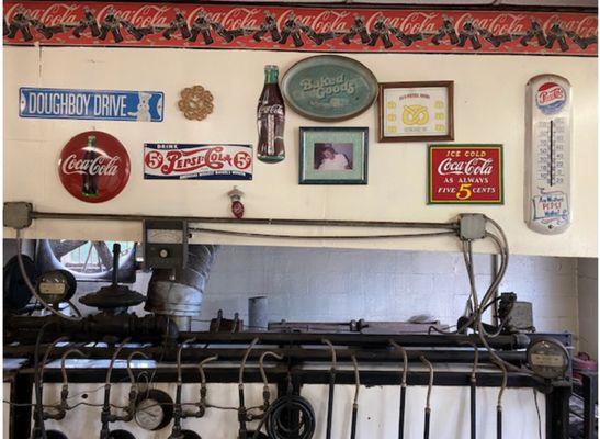 Original pretzel making machine. Operating still and built in the 50s!