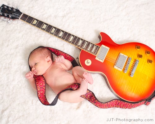 Newborn 1 month photography session with baby River.