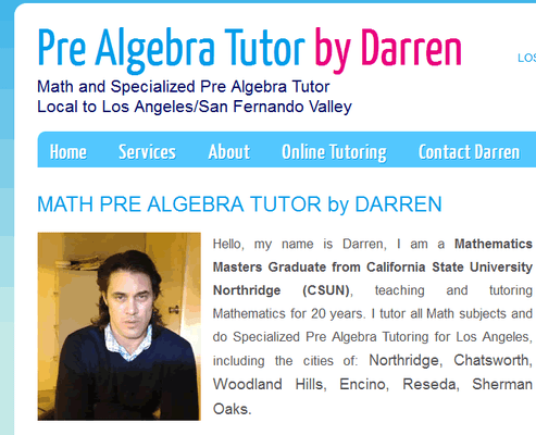 Pre Algebra Tutor