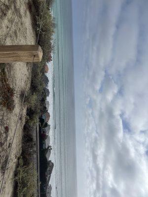 From one of the trails, another view of the ocean in the distance.