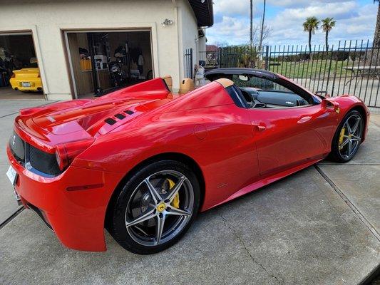 2012 458 Ferrari spider