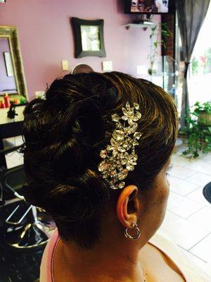 Wedding updo