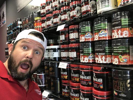 Largest Selection of preworkout in the RGV!