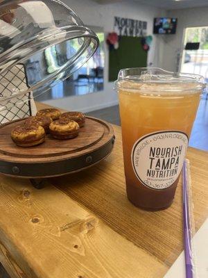 Mini Protein Donuts with your Refresher !