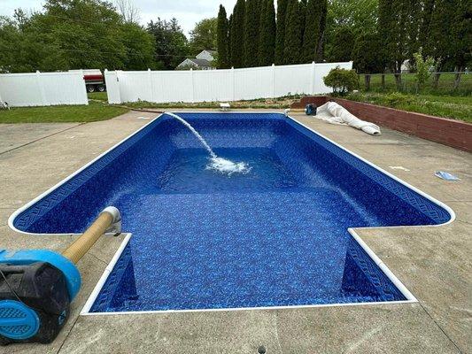 We also provide pool water deliver