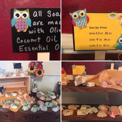 Wonderful soaps that will delight the senses and is safe to use. Handmade by a local artisan.