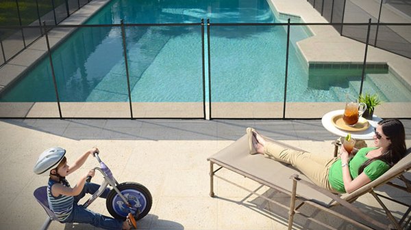 For parents, our pool fence gives relaxation a new name.