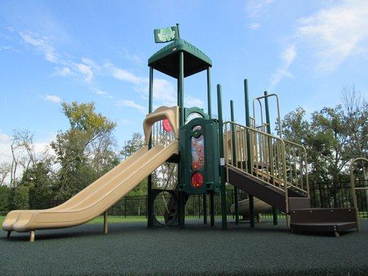 Safe and fun - playground equipment.