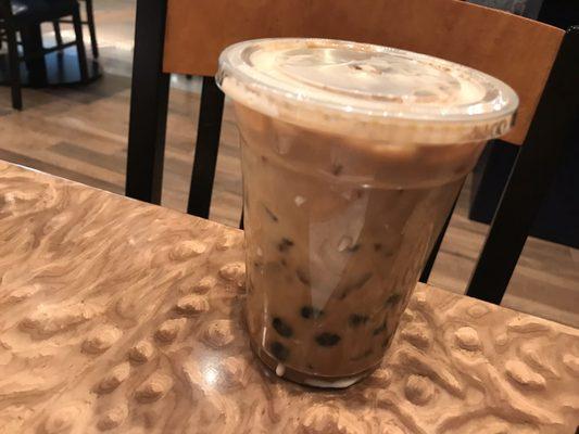 Vietnamese coffee with boba