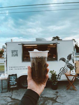 Cold Brew with Cinnamon Vanilla cold foam.