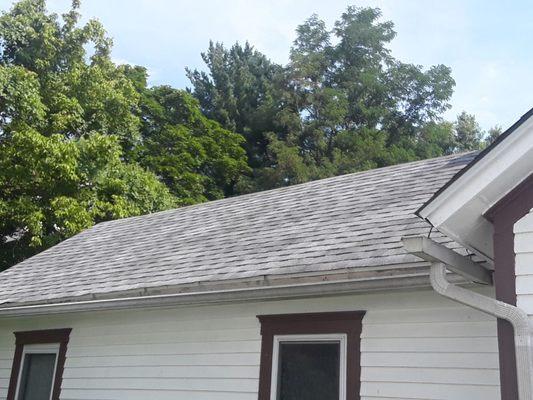 We replaced the shingles on the same house as below.