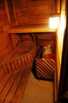 ...and a sauna too!