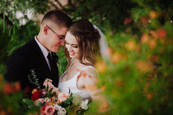 Newlyweds at Colby Falls by Wedgewood Weddings