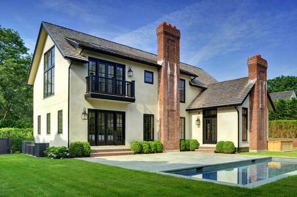 The East Hampton, an English cottage style post and beam.