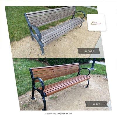 Refurbished bench