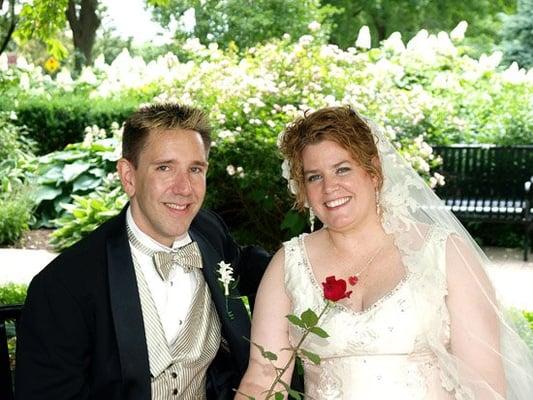 Kate and Ed after the ceremony.