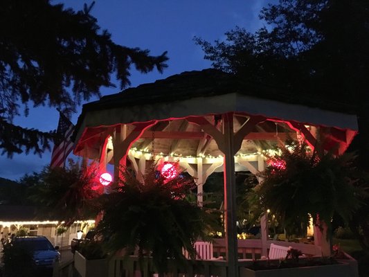 Gazebo at night