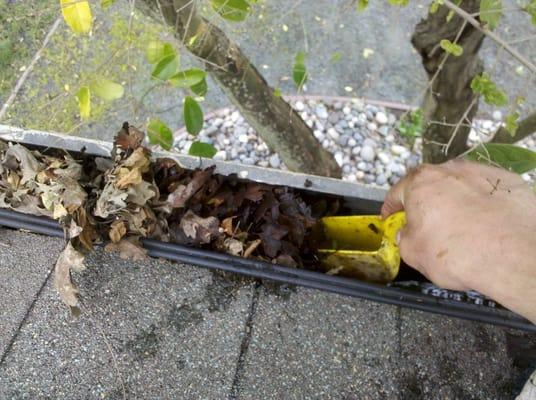 Gutter cleaning