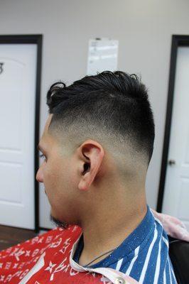 Mid fade w/ drop in the back