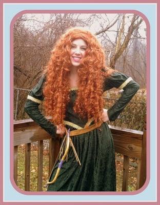 Princess Merida from Disney's Brave. Visit http://www.pinkpartyexpress.com