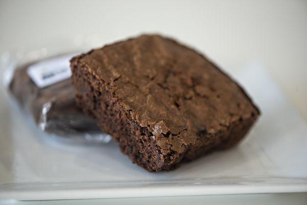 Brownies made on-site in the DSA Cafe kitchen