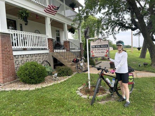 Can be seen off the Katy Trail, great signage