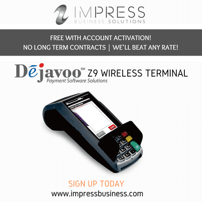 Free Dejacoo Z9 Wireless Terminal at www.impressbusiness.com