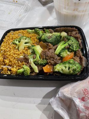 Beef Shrimp with Broccoli