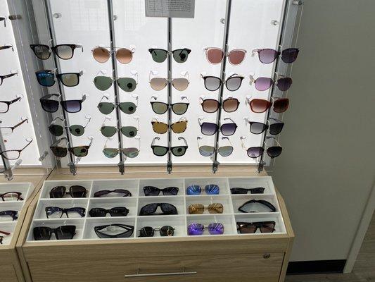 We offer sunglasses with brands like Ray-bans, Gucci, Nike, Oakleys, Michael Kors, Coach, Kate Spade,