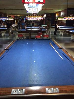 The pool table