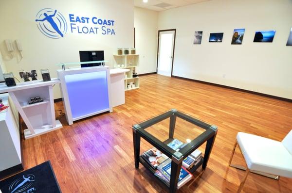 In our lobby, check out the local artist gallery and our Float Guidebook, which has some of our favorite tips and techniques for Floating!