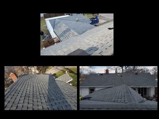 Willmar, MN home re-roofed in 1 day.