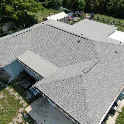 Harbor Roofing Roof Replacement GAF Oyster Gray