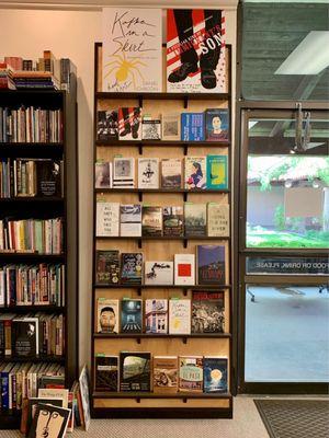 Bill has an entire section dedicated to books by local writers