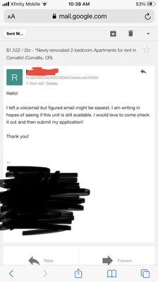 Replied to exact add on Craigslist with newer unit pictures and previous price only to be told that it was never posted with that price...