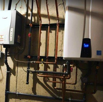 Tankless water heaters, if sized and installed properly, can give you endless hot water. No more cold showers!