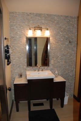 Lake Tahoe Bathroom Addition - Floor to Ceiling Tiles!